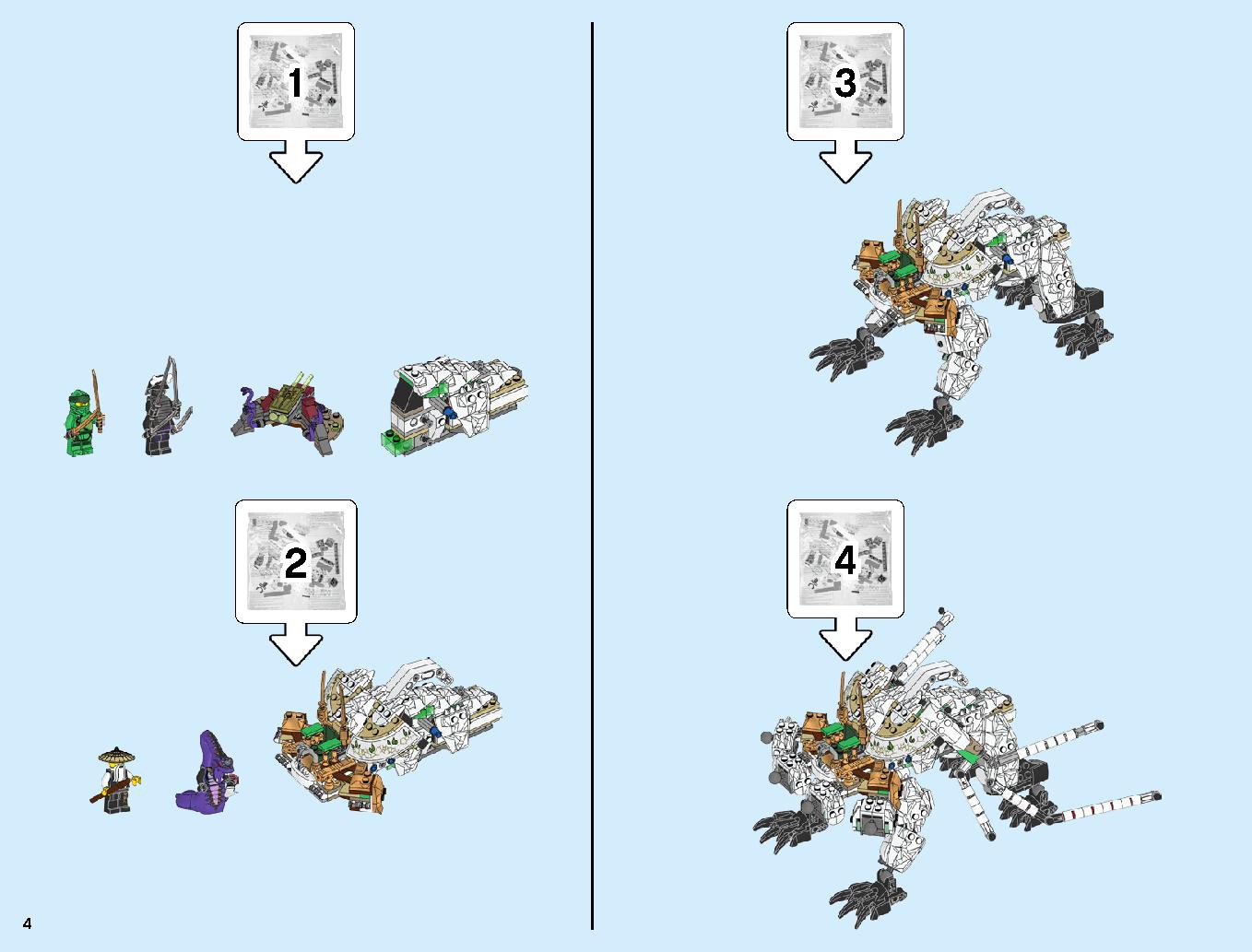 The Ultra Dragon 70679 LEGO information LEGO instructions 4 page