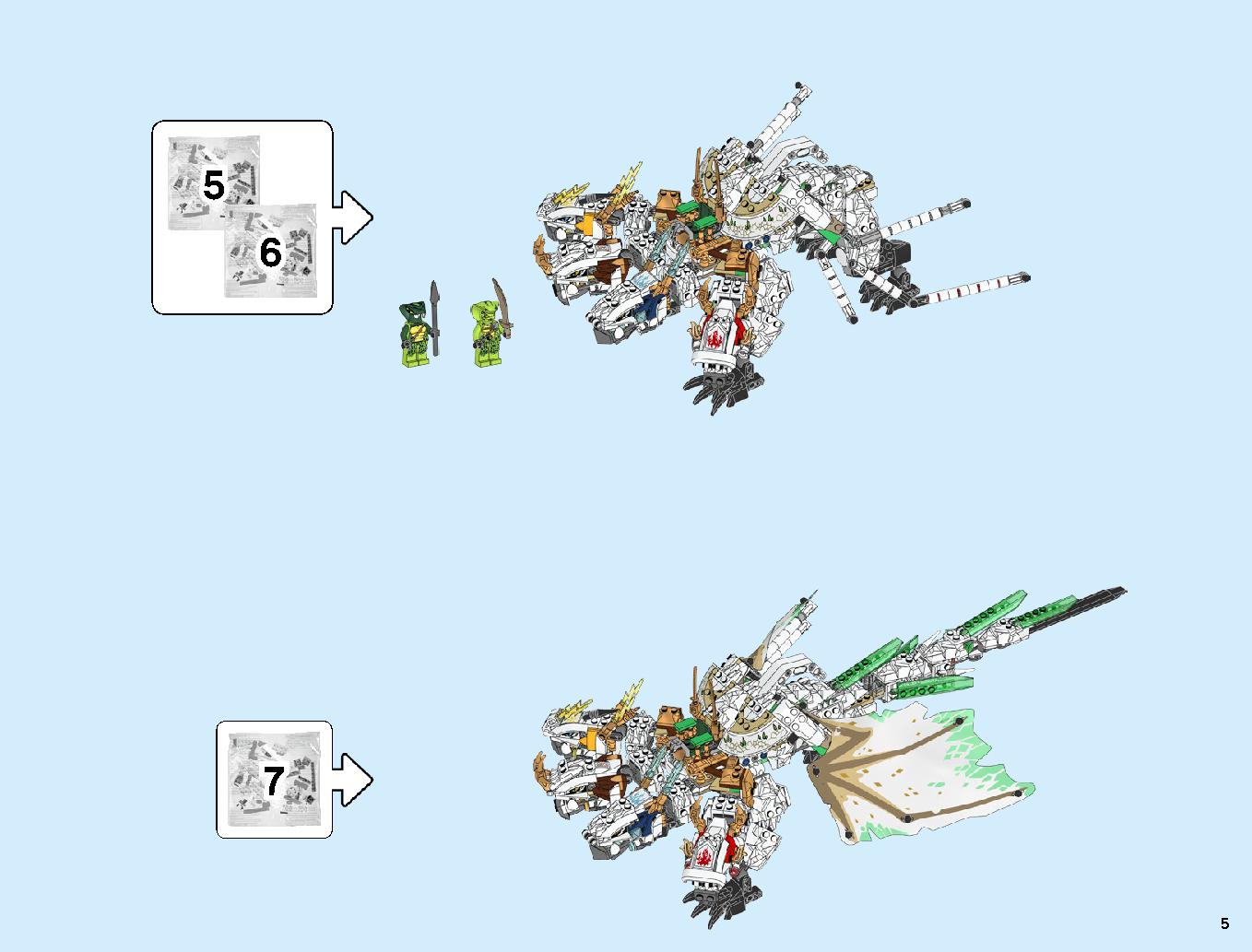The Ultra Dragon 70679 LEGO information LEGO instructions 5 page