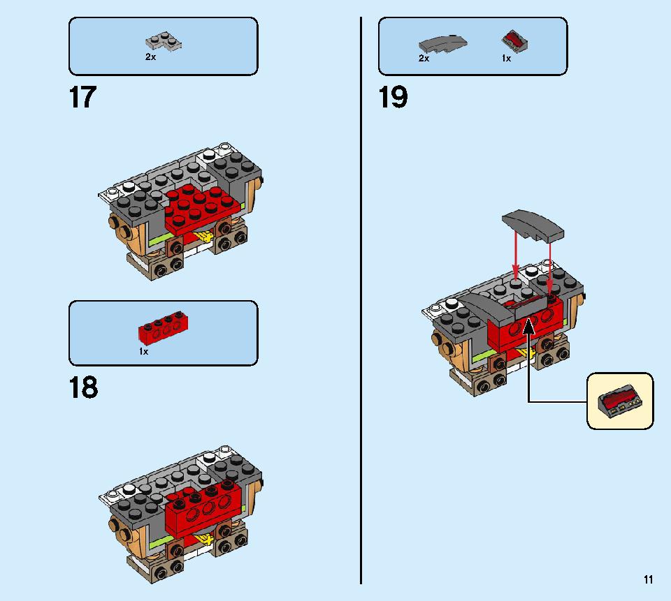 Golden Mech 71702 LEGO information LEGO instructions 11 page