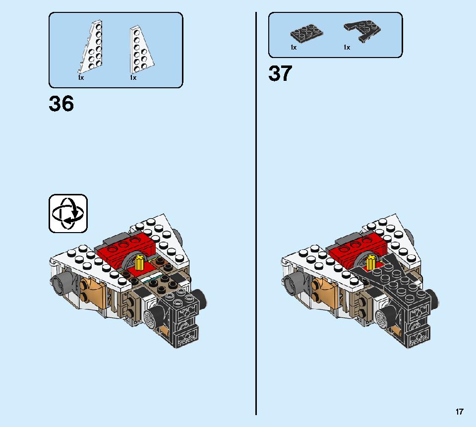 Golden Mech 71702 LEGO information LEGO instructions 17 page