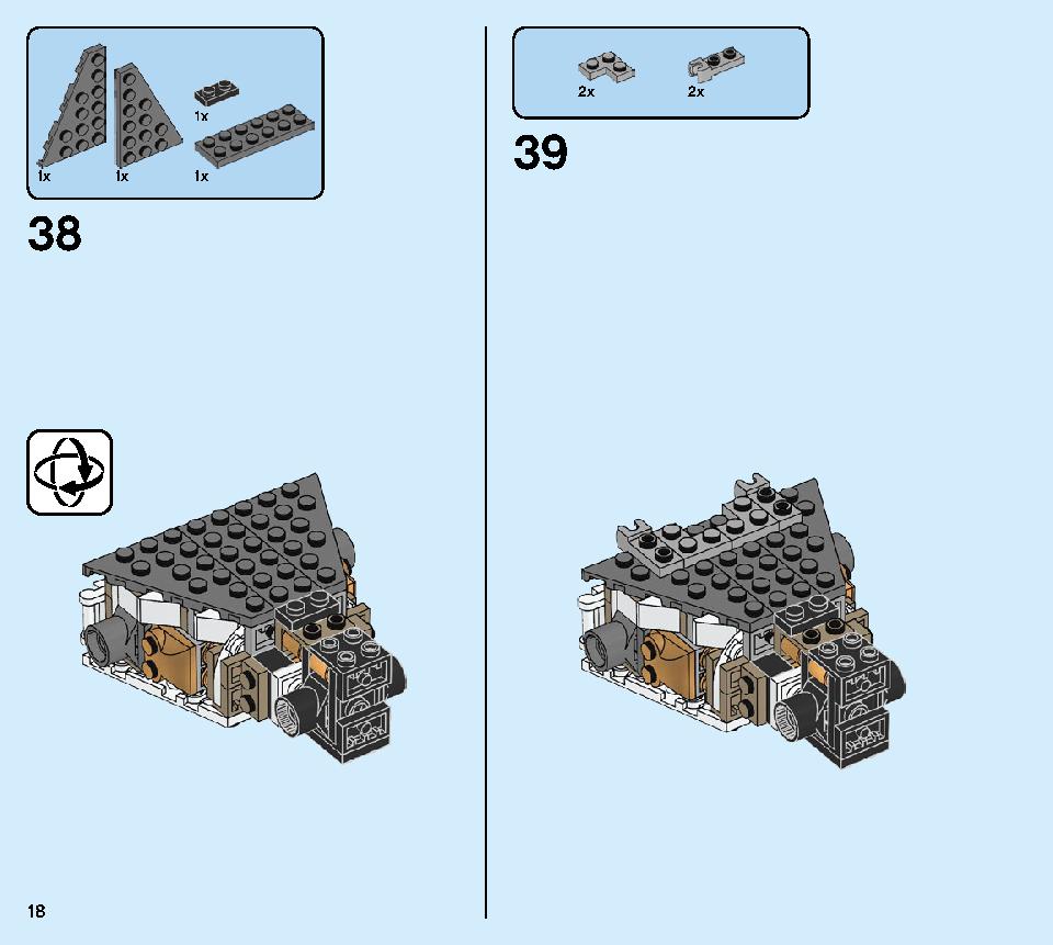 Golden Mech 71702 LEGO information LEGO instructions 18 page