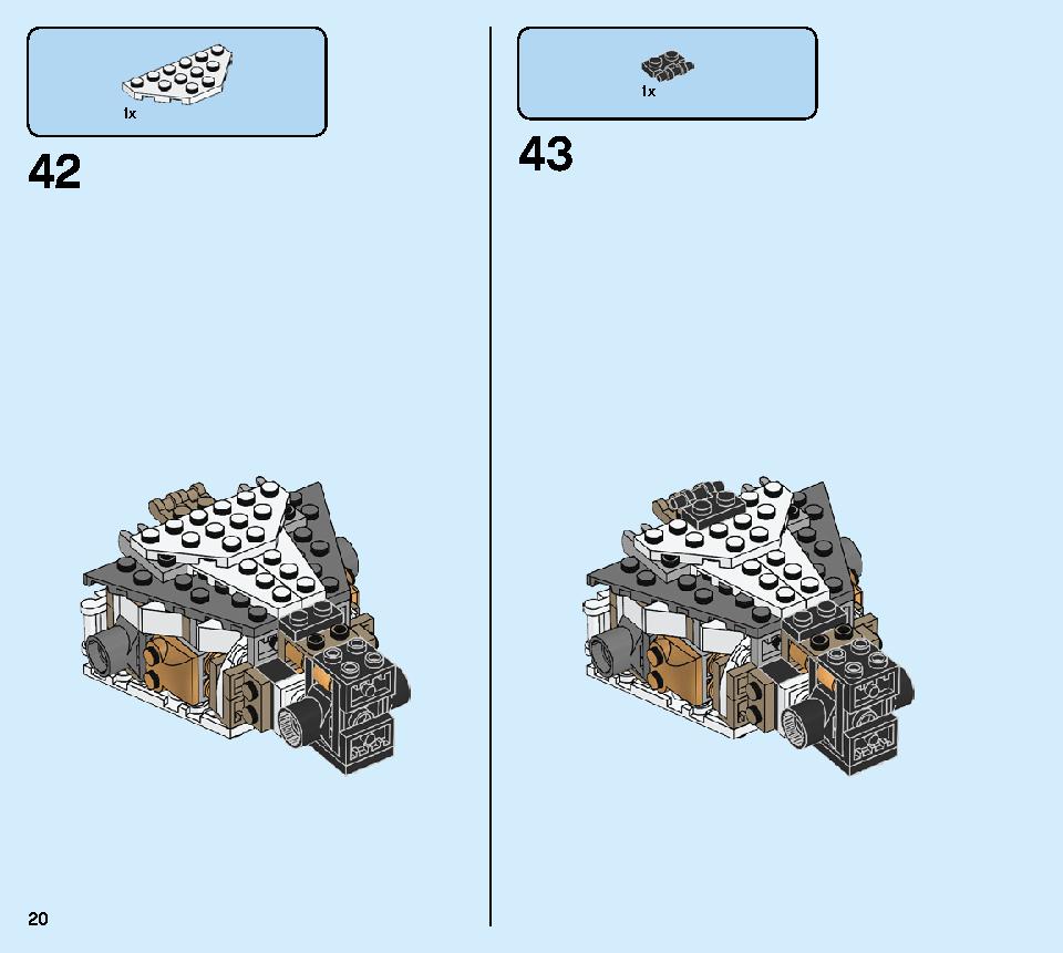 Golden Mech 71702 LEGO information LEGO instructions 20 page