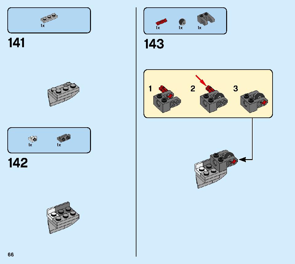 Golden Mech 71702 LEGO information LEGO instructions 66 page