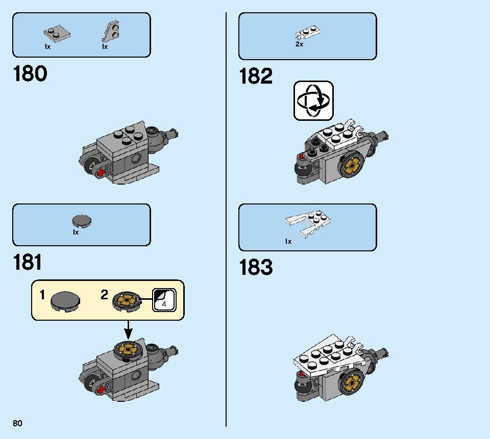 Golden Mech 71702 LEGO information LEGO instructions 80 page