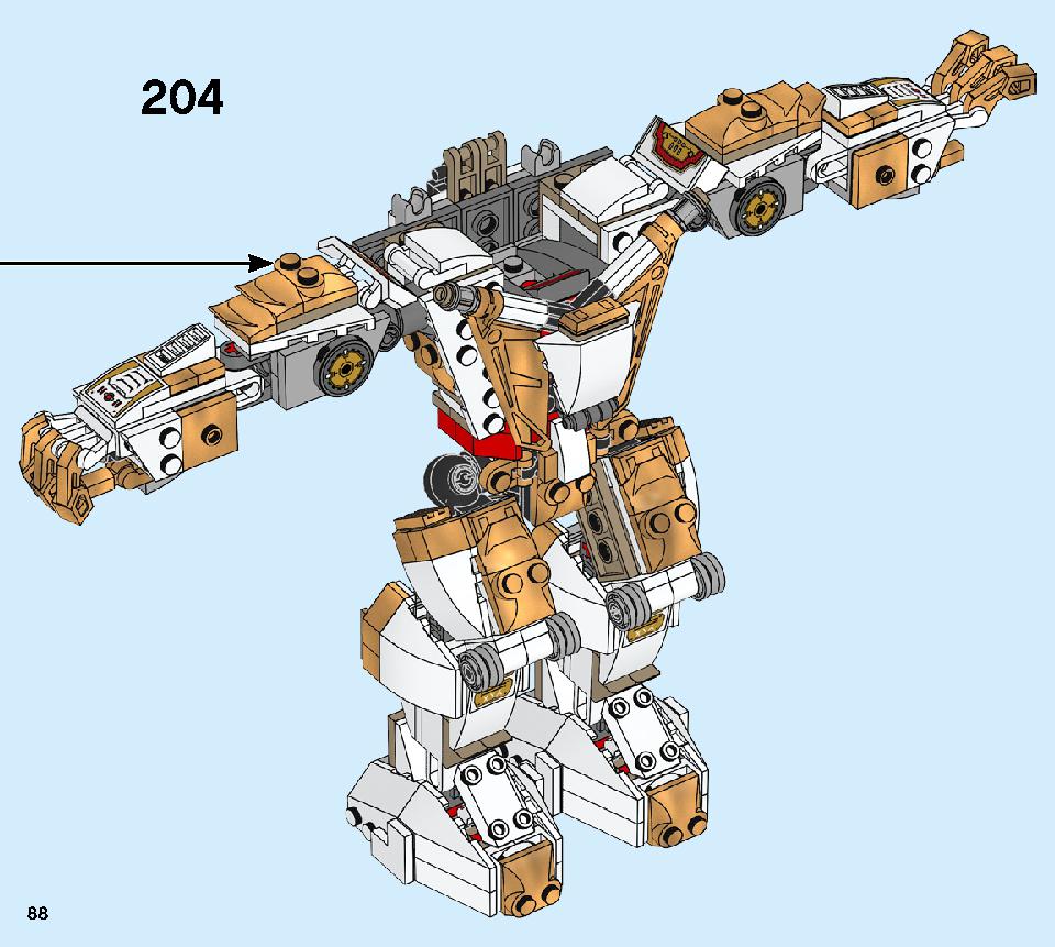 Golden Mech 71702 LEGO information LEGO instructions 88 page