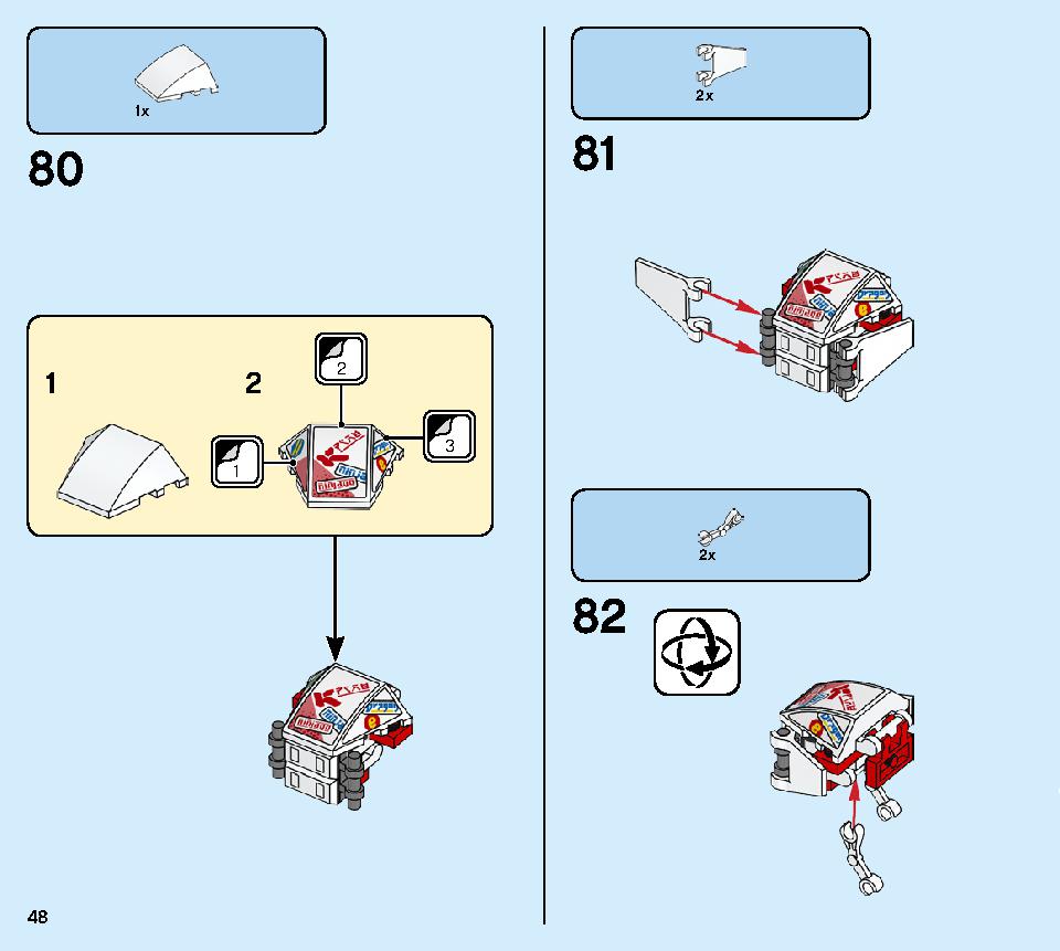 Kai's Mech Jet 71707 LEGO information LEGO instructions 48 page