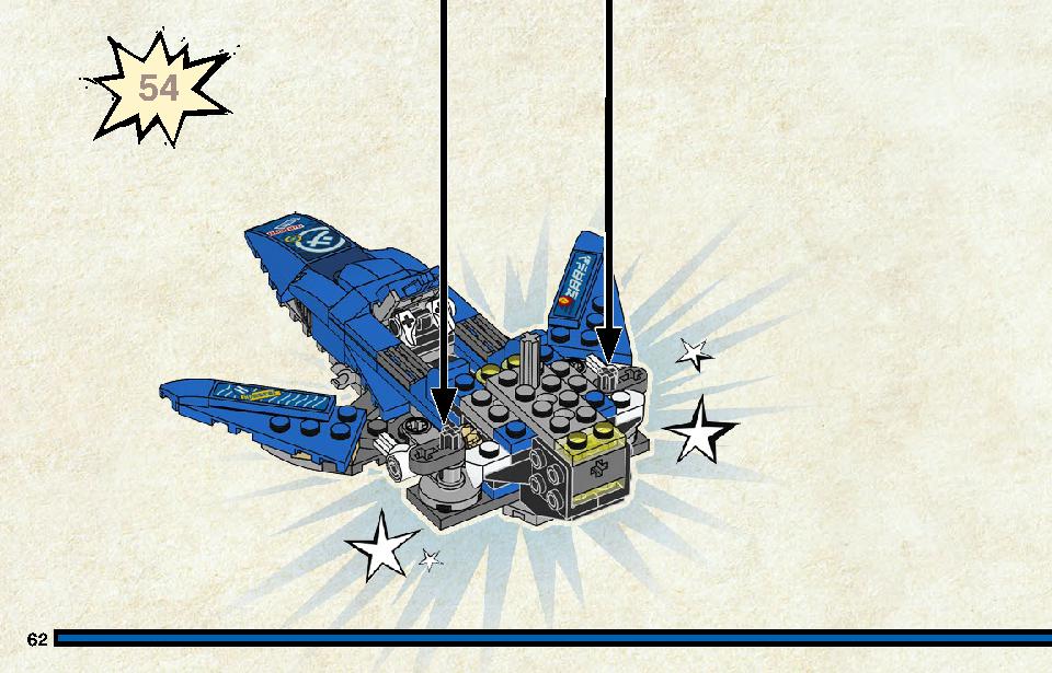 Jay and Lloyd's Velocity Racers 71709 LEGO information LEGO instructions 62 page