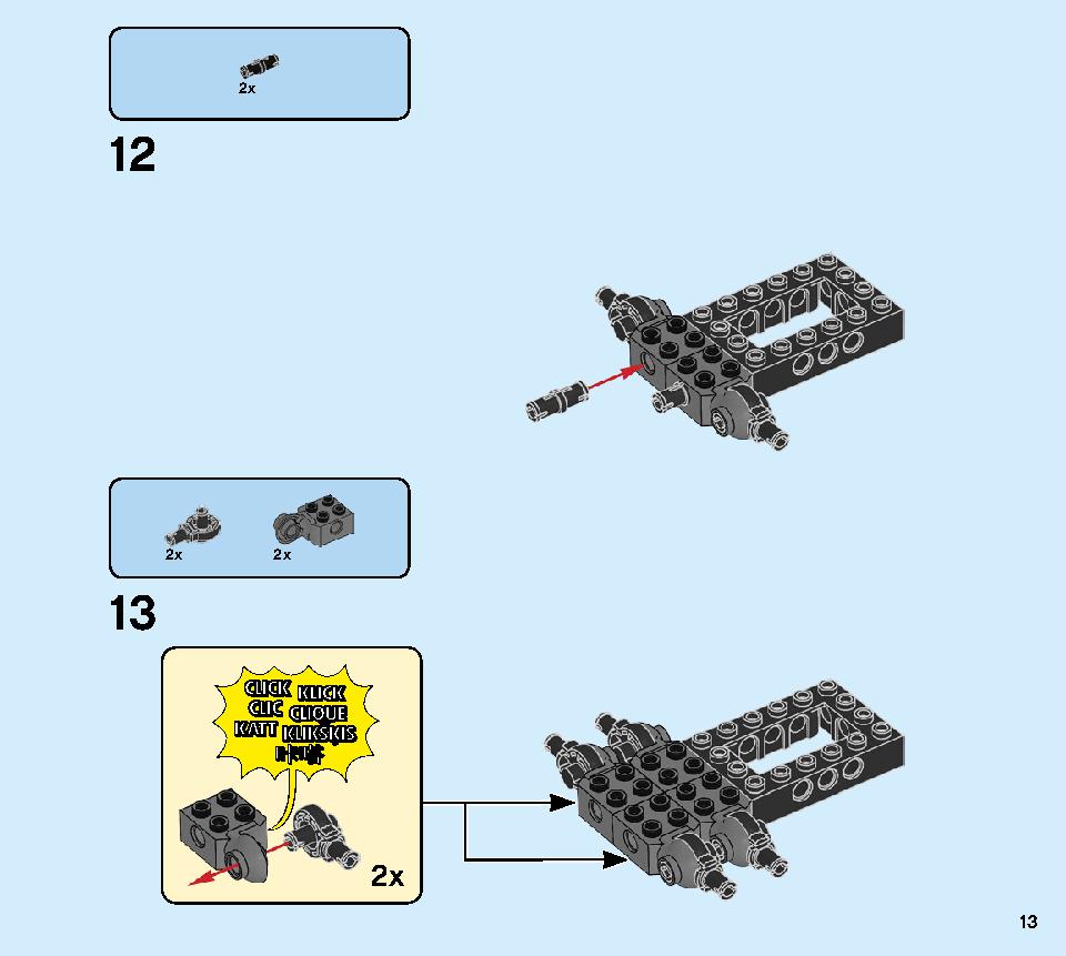 Ninja Tuner Car 71710 LEGO information LEGO instructions 13 page