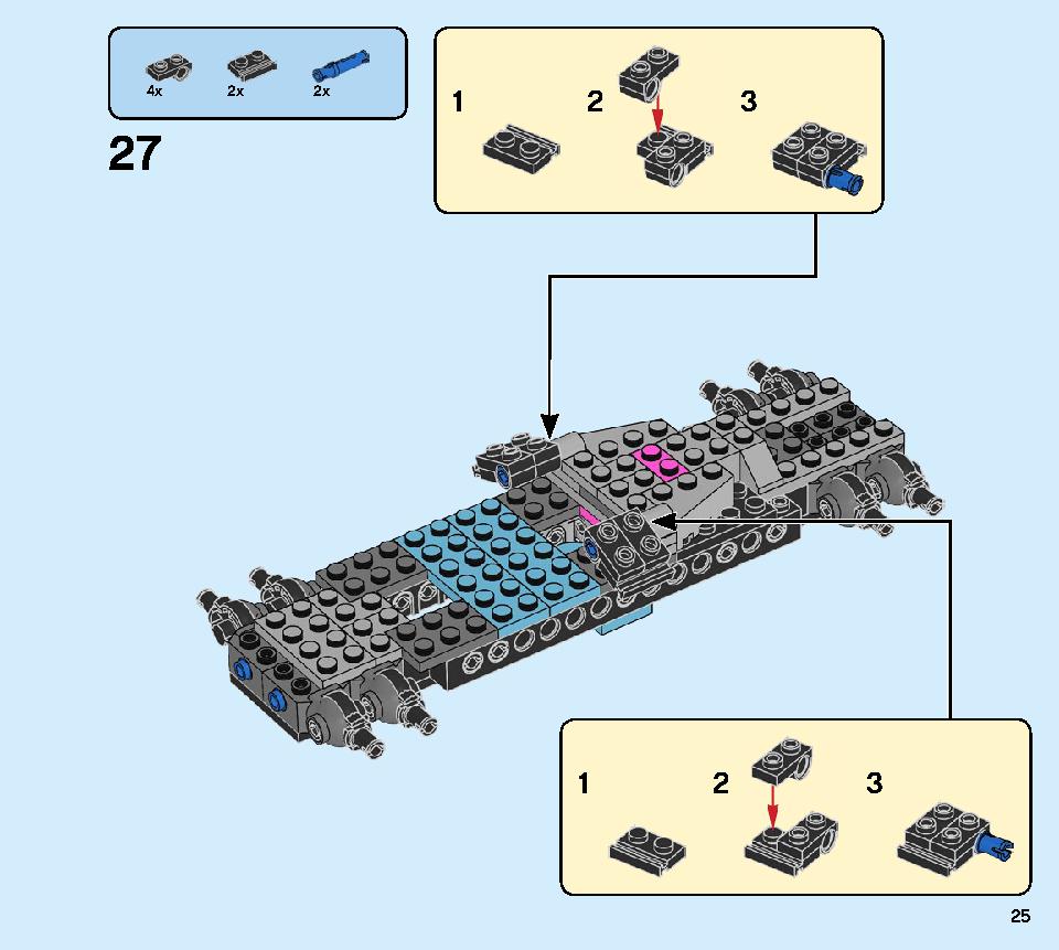 Ninja Tuner Car 71710 LEGO information LEGO instructions 25 page