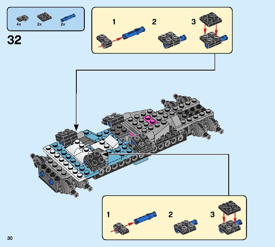 Ninja Tuner Car 71710 LEGO information LEGO instructions 30 page