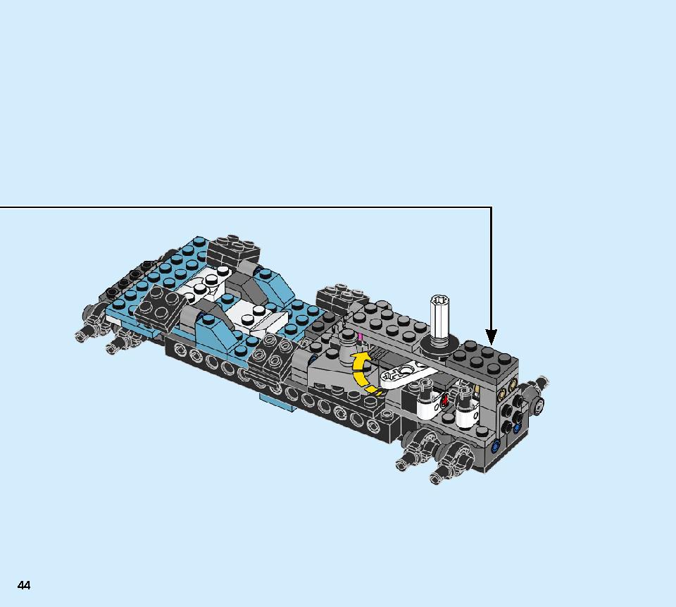 Ninja Tuner Car 71710 LEGO information LEGO instructions 44 page