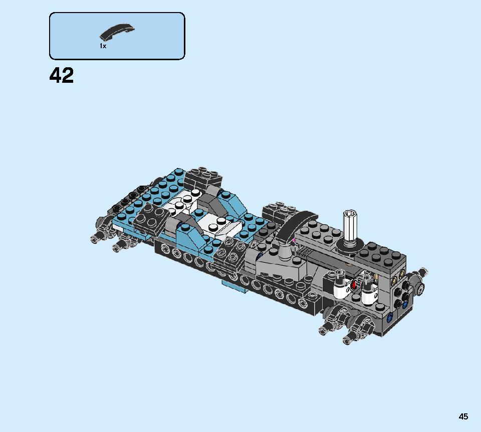 Ninja Tuner Car 71710 LEGO information LEGO instructions 45 page