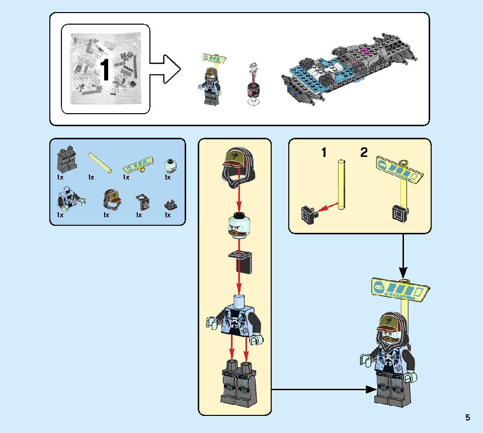 Ninja Tuner Car 71710 LEGO information LEGO instructions 5 page