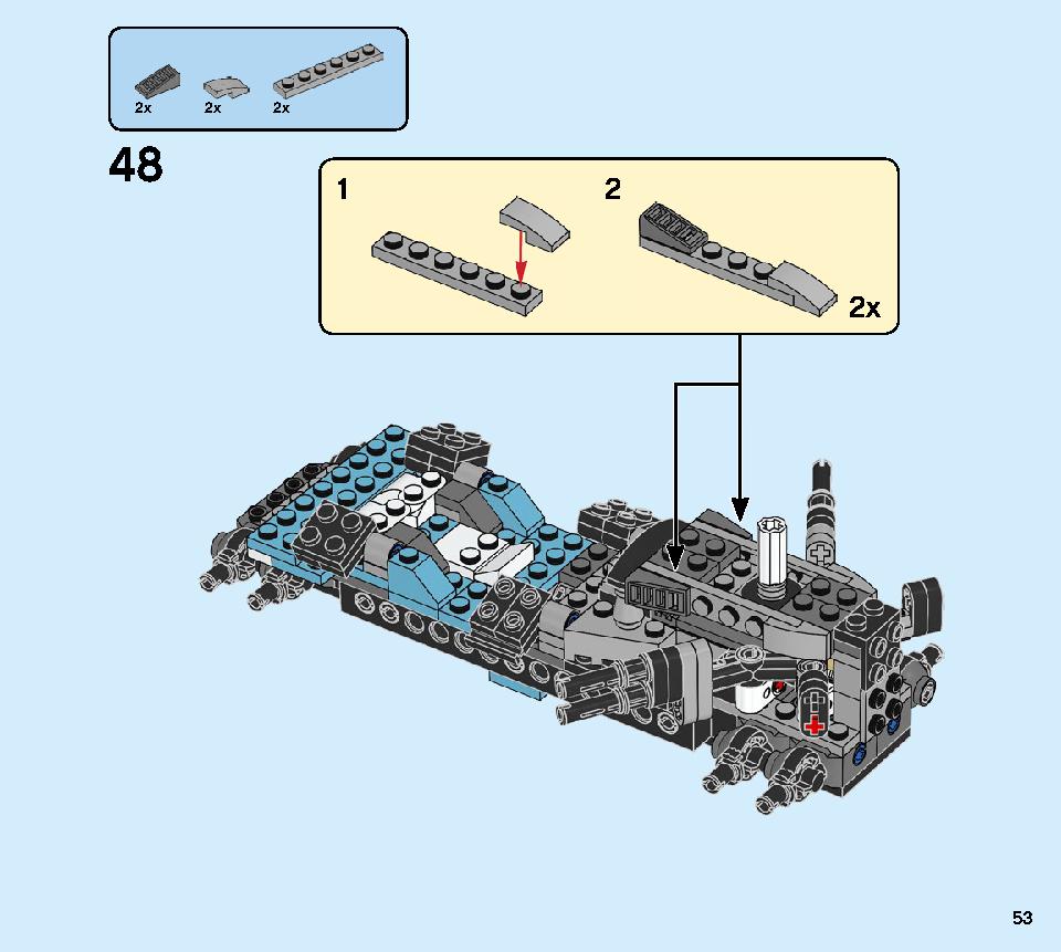 Ninja Tuner Car 71710 LEGO information LEGO instructions 53 page