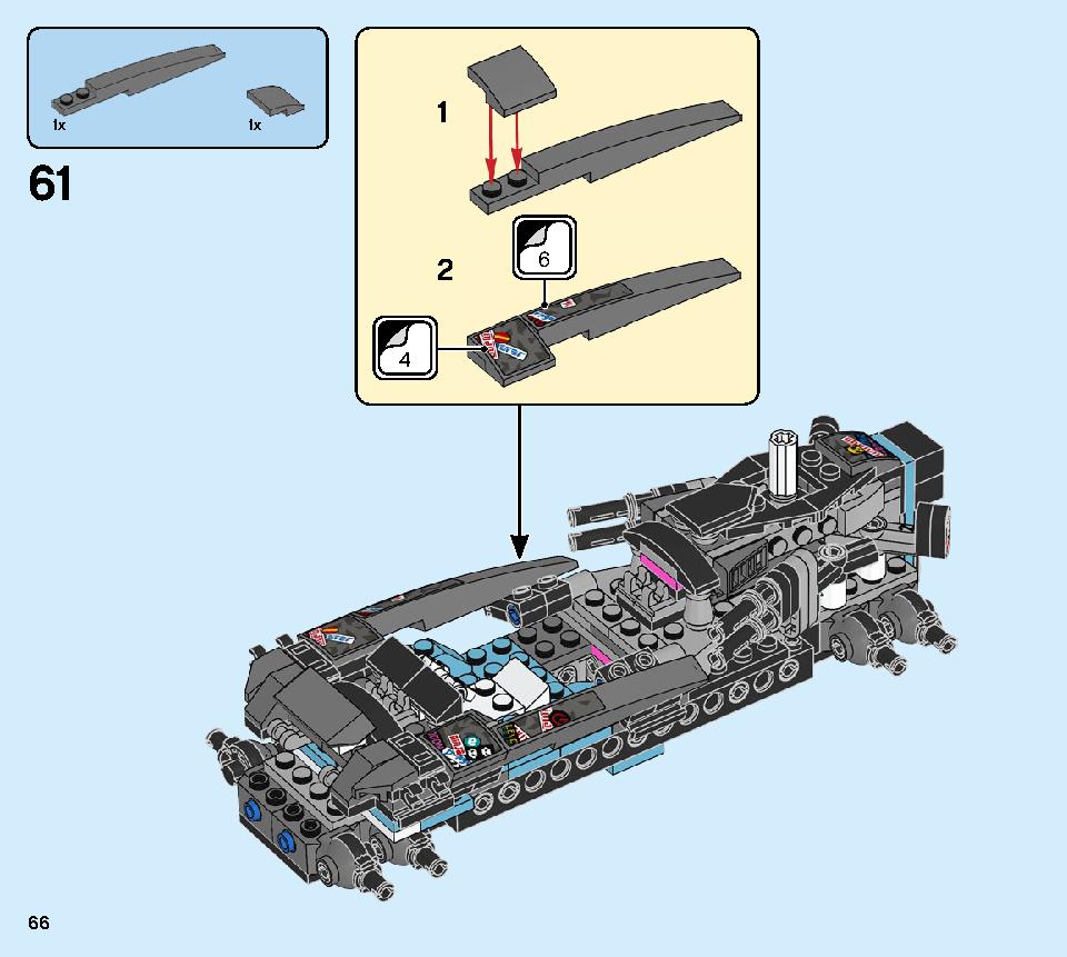 Ninja Tuner Car 71710 LEGO information LEGO instructions 66 page