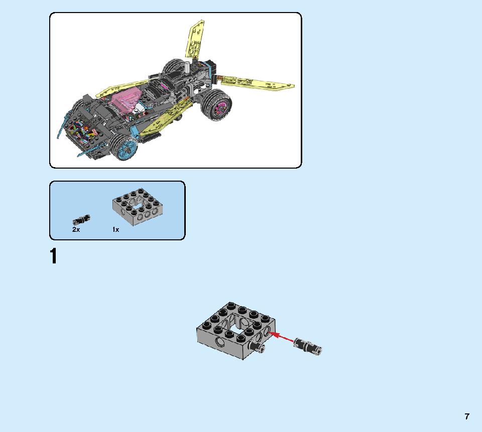 Ninja Tuner Car 71710 LEGO information LEGO instructions 7 page