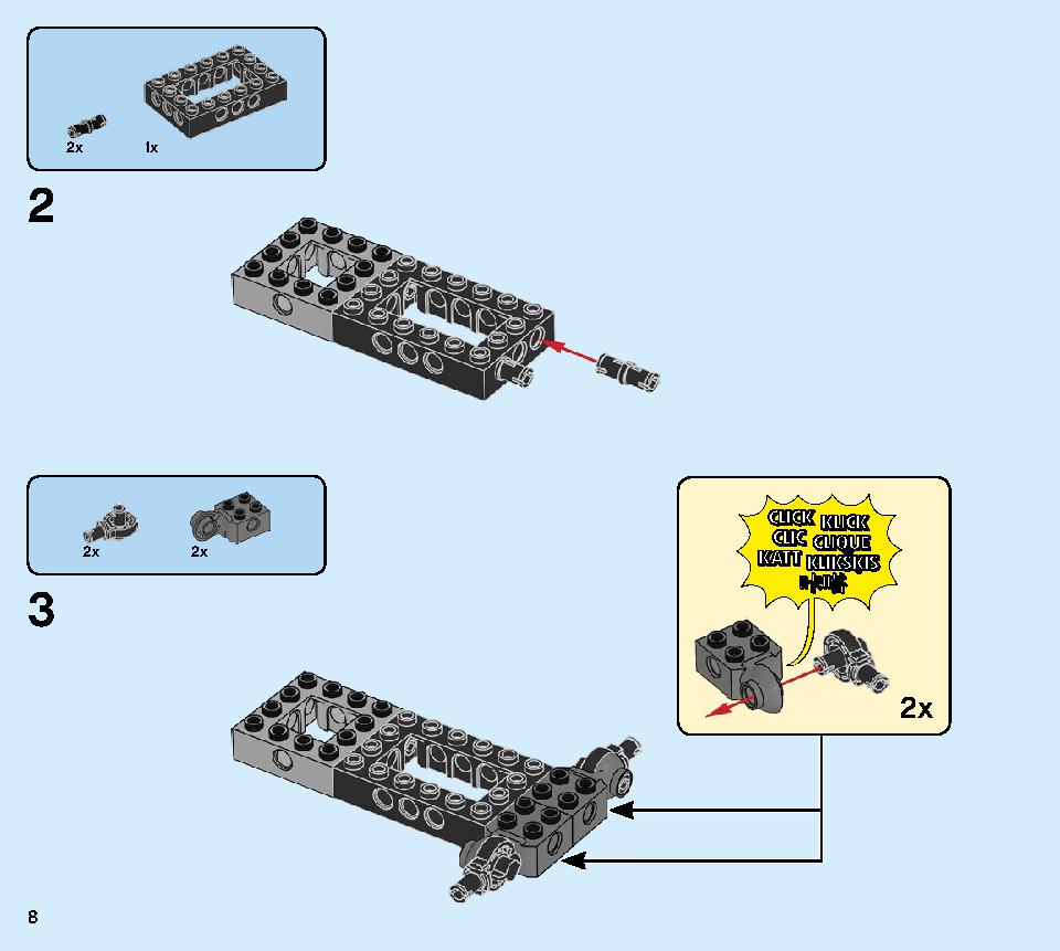 Ninja Tuner Car 71710 LEGO information LEGO instructions 8 page