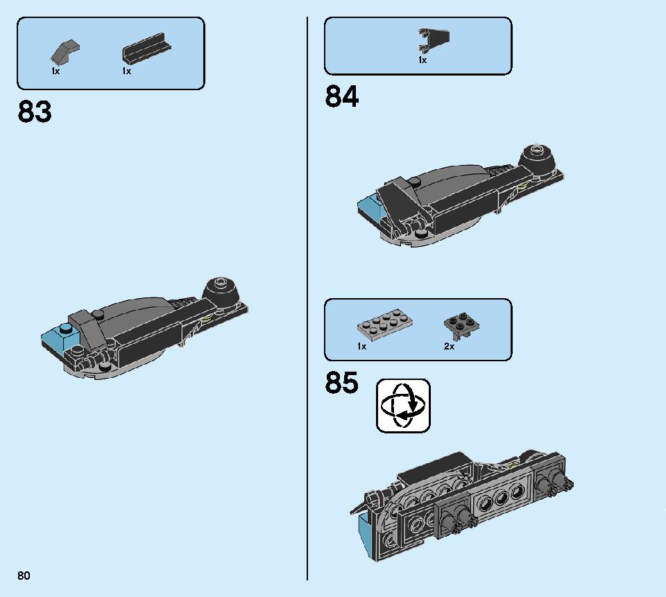 Ninja Tuner Car 71710 LEGO information LEGO instructions 80 page