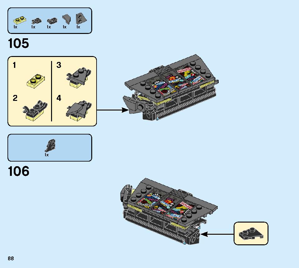 Ninja Tuner Car 71710 LEGO information LEGO instructions 88 page