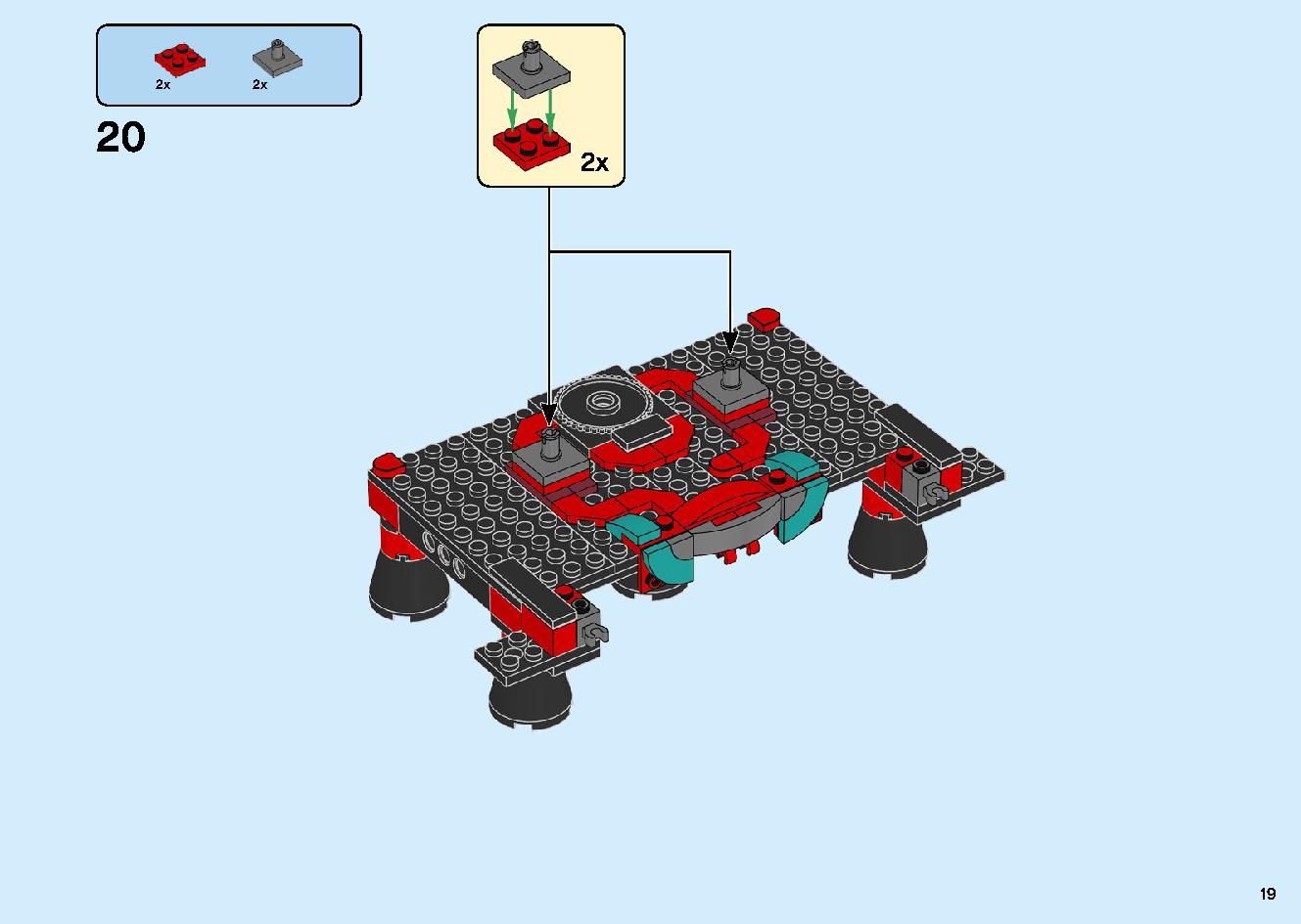 Empire Temple of Madness 71712 LEGO information LEGO instructions 19 page