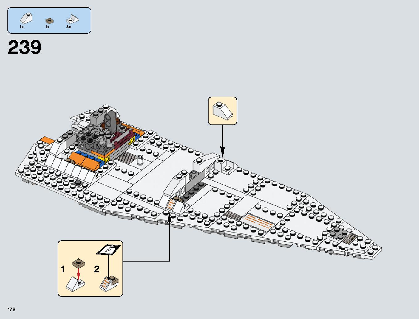 Snowspeeder 75144 LEGO information LEGO instructions 176 page