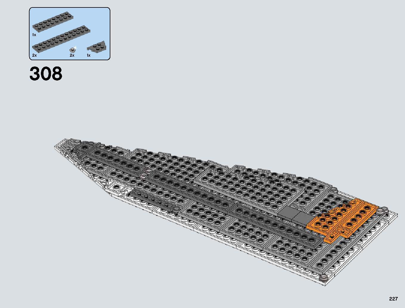 Snowspeeder 75144 LEGO information LEGO instructions 227 page