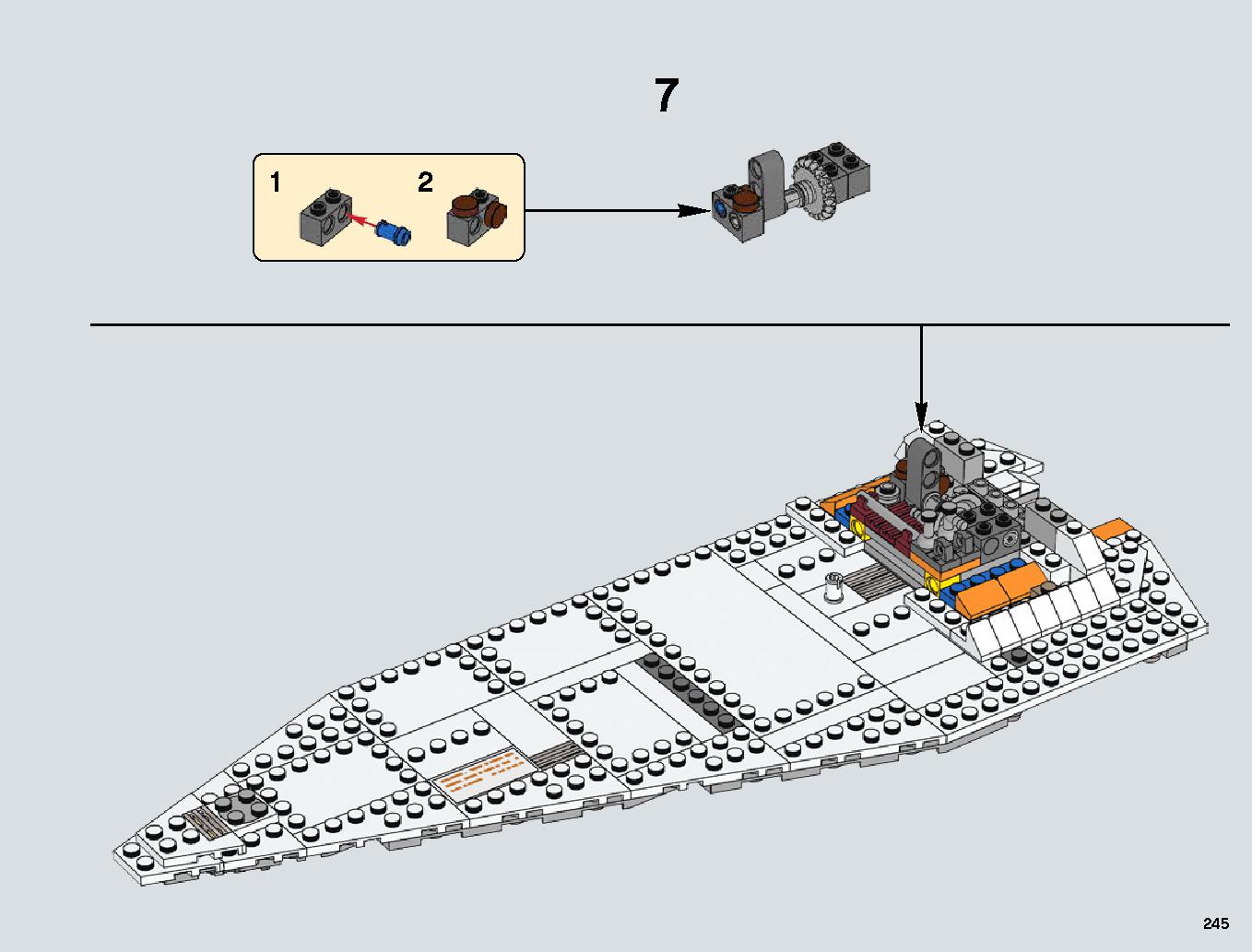 Snowspeeder 75144 LEGO information LEGO instructions 245 page