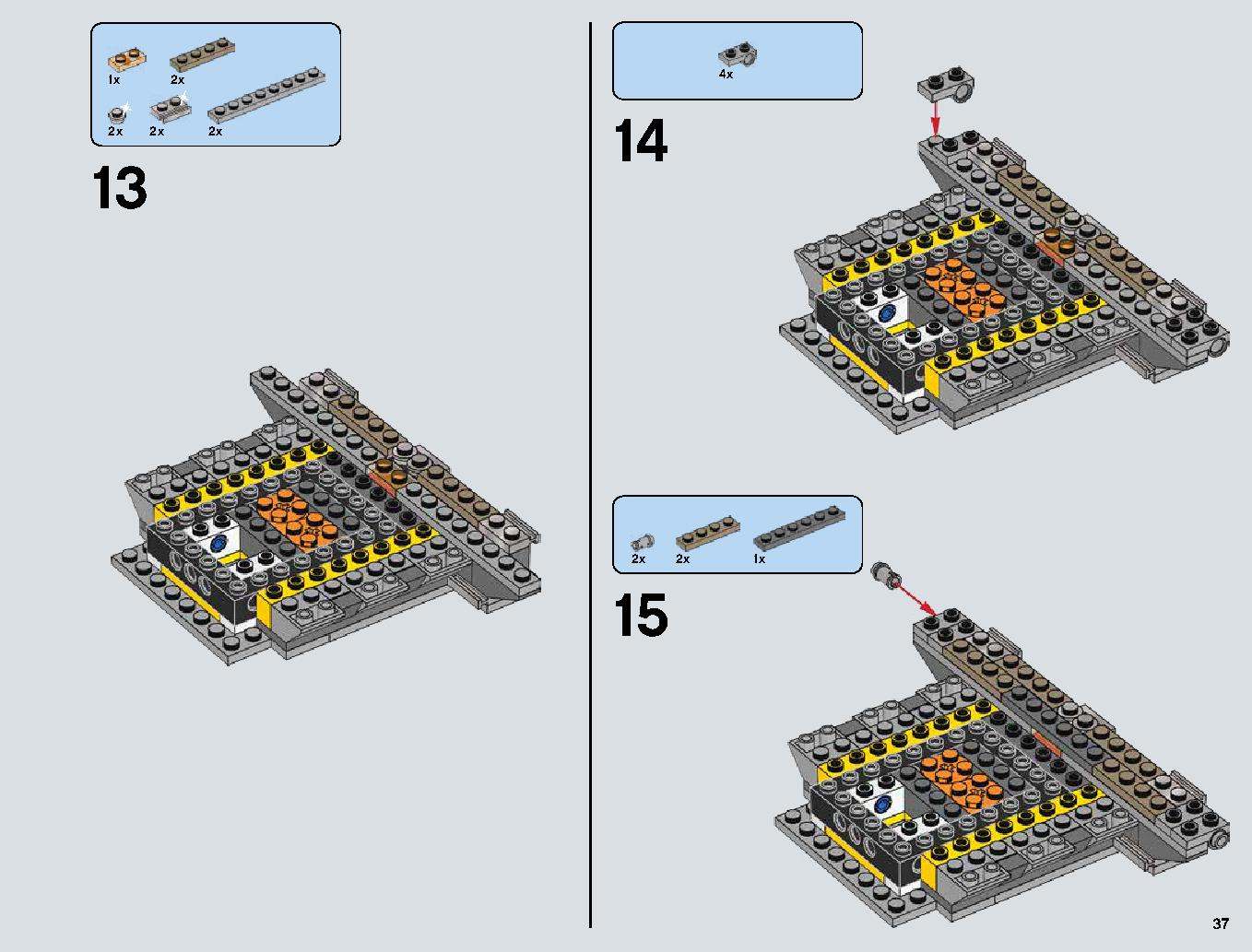 Snowspeeder 75144 LEGO information LEGO instructions 37 page