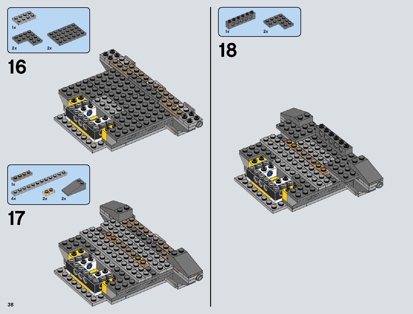 Snowspeeder 75144 LEGO information LEGO instructions 38 page