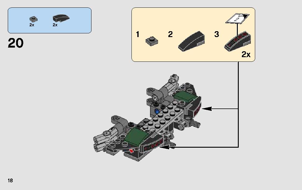 Yoda's Jedi Starfighter 75168 LEGO information LEGO instructions 18 page
