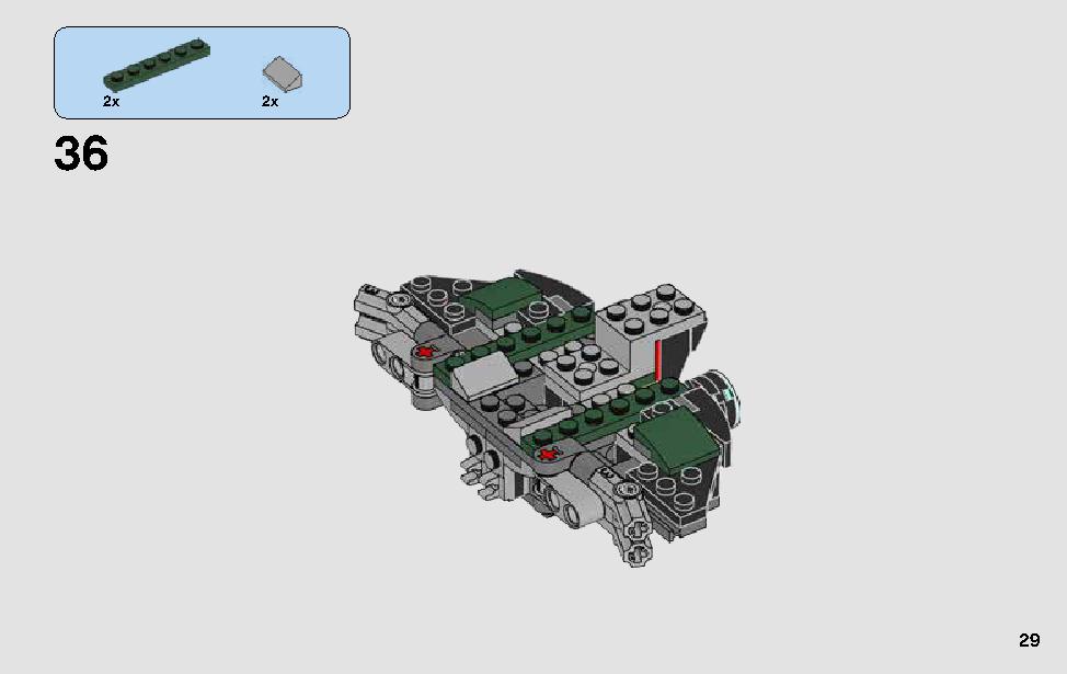 Yoda's Jedi Starfighter 75168 LEGO information LEGO instructions 29 page
