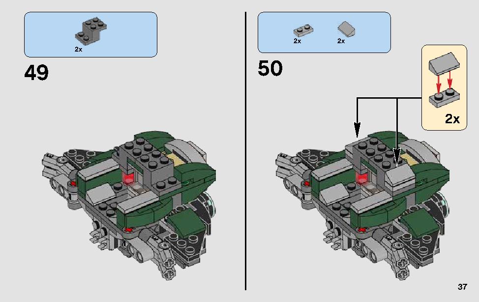 Yoda's Jedi Starfighter 75168 LEGO information LEGO instructions 37 page