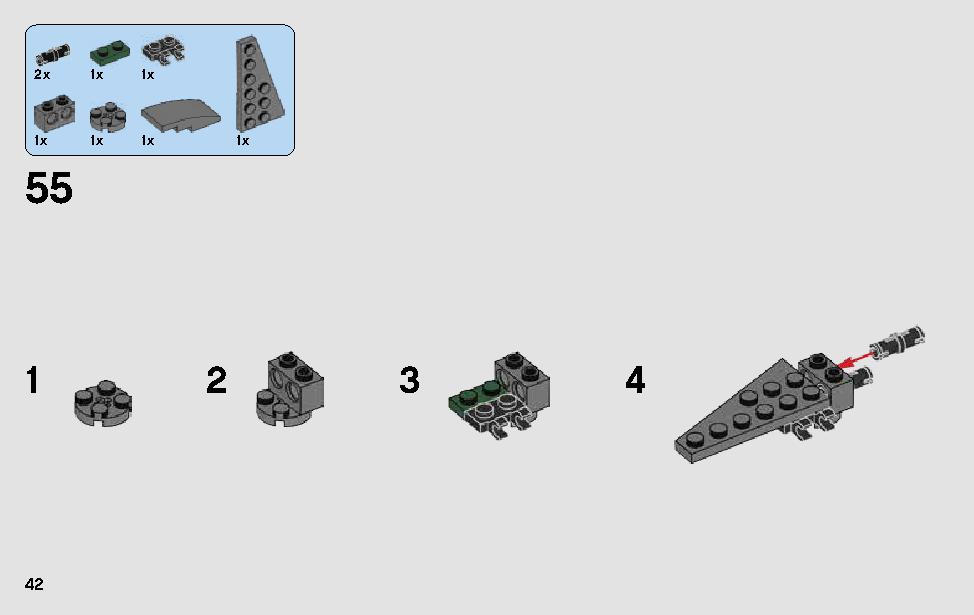 Yoda's Jedi Starfighter 75168 LEGO information LEGO instructions 42 page