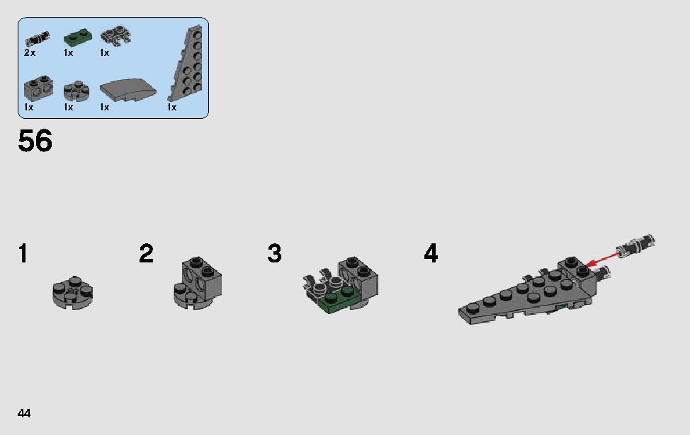 Yoda's Jedi Starfighter 75168 LEGO information LEGO instructions 44 page