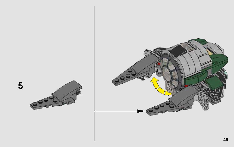 Yoda's Jedi Starfighter 75168 LEGO information LEGO instructions 45 page