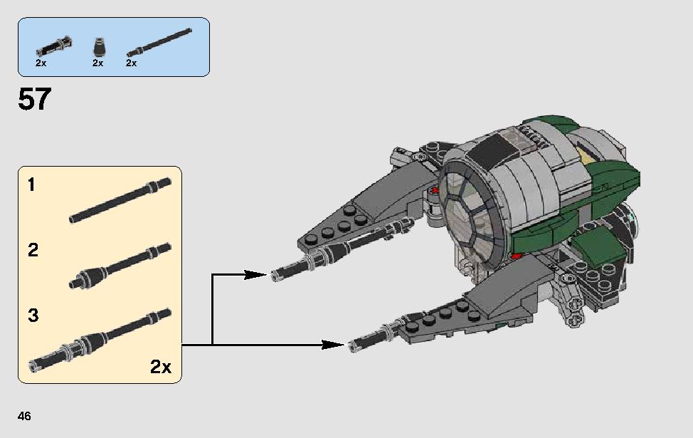 Yoda's Jedi Starfighter 75168 LEGO information LEGO instructions 46 page