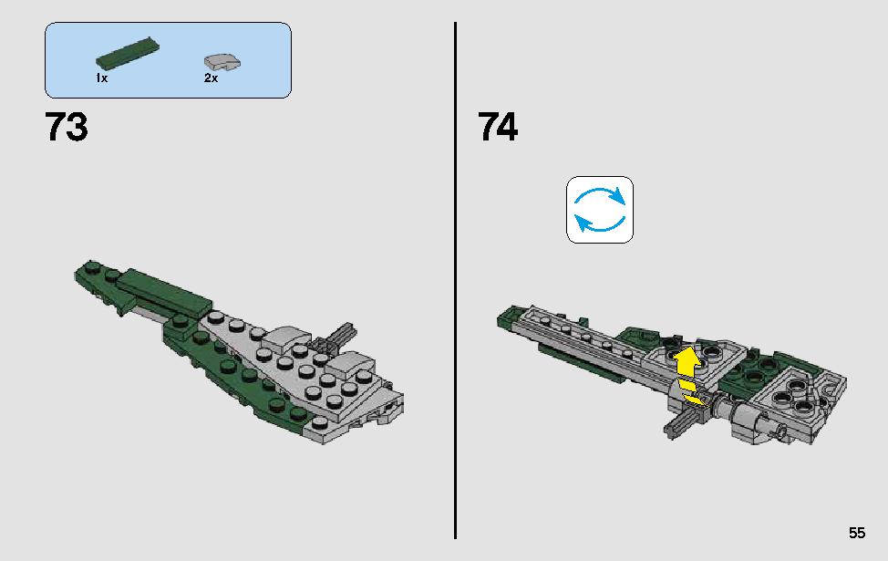 Yoda's Jedi Starfighter 75168 LEGO information LEGO instructions 55 page