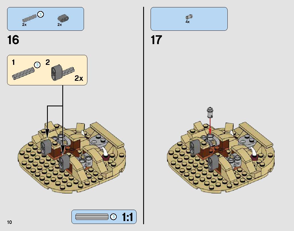 Desert Skiff Escape 75174 LEGO information LEGO instructions 10 page