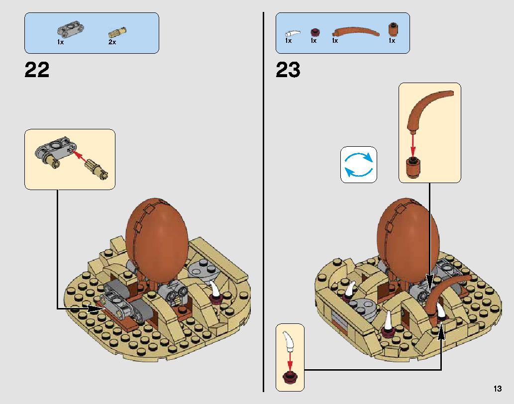 Desert Skiff Escape 75174 LEGO information LEGO instructions 13 page