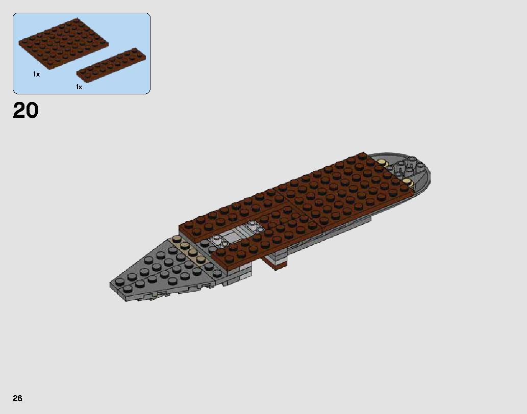 Desert Skiff Escape 75174 LEGO information LEGO instructions 26 page