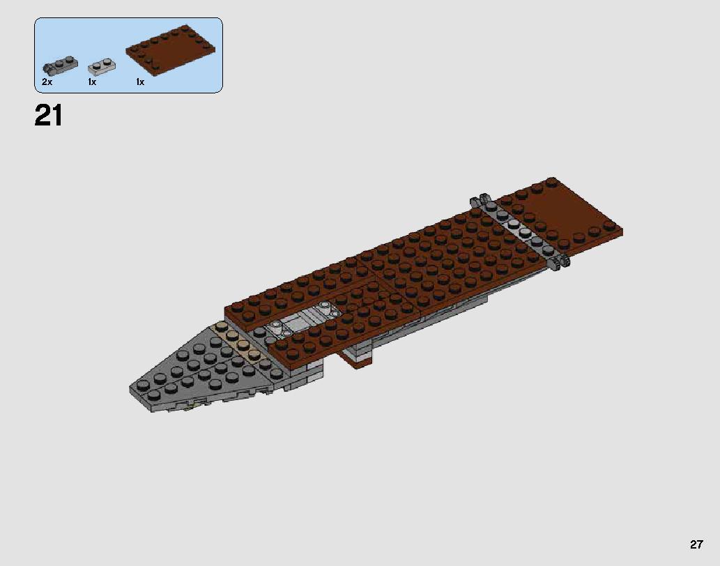 Desert Skiff Escape 75174 LEGO information LEGO instructions 27 page