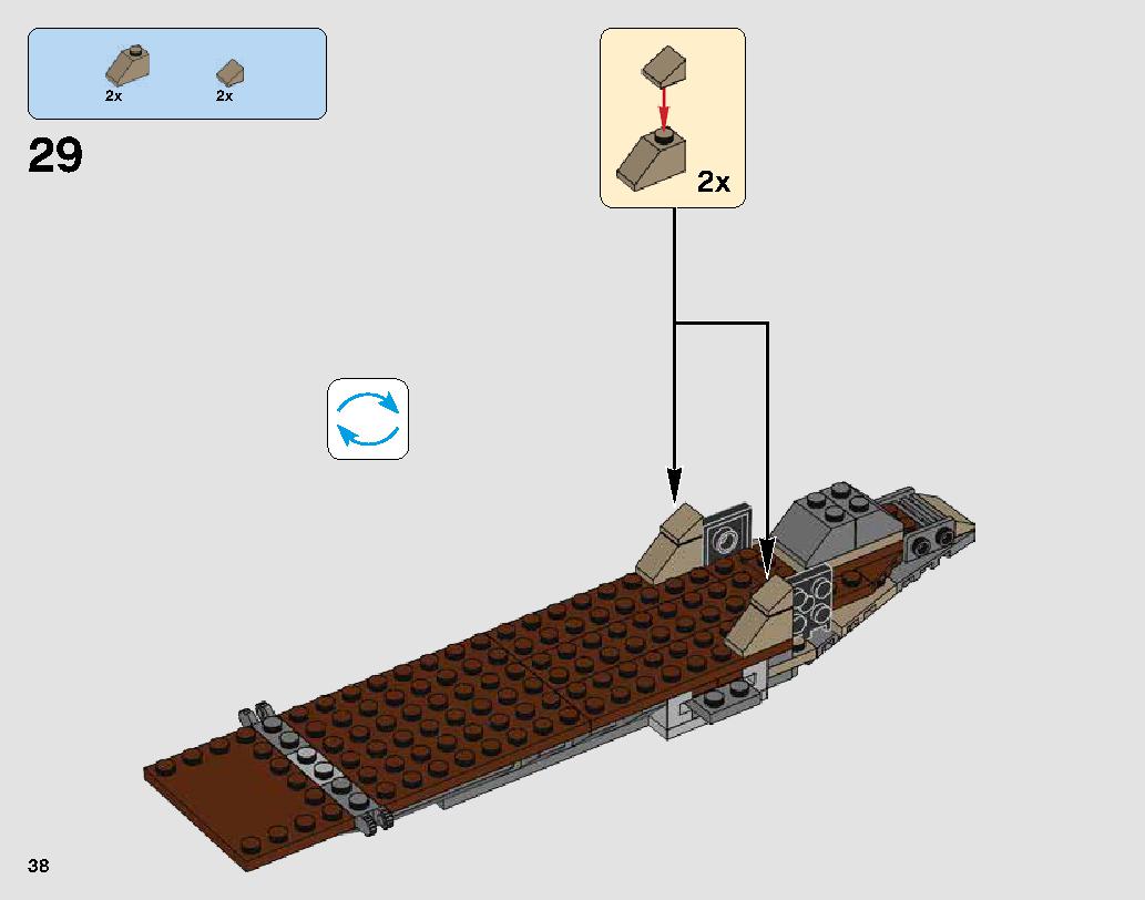 Desert Skiff Escape 75174 LEGO information LEGO instructions 38 page