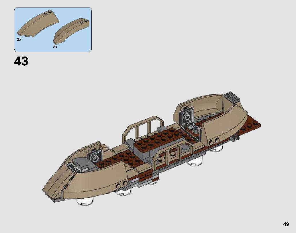 Desert Skiff Escape 75174 LEGO information LEGO instructions 49 page