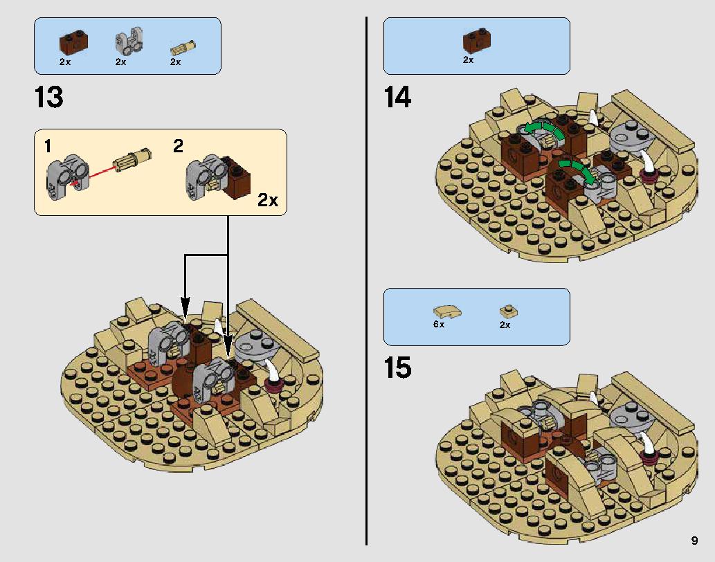 Desert Skiff Escape 75174 LEGO information LEGO instructions 9 page