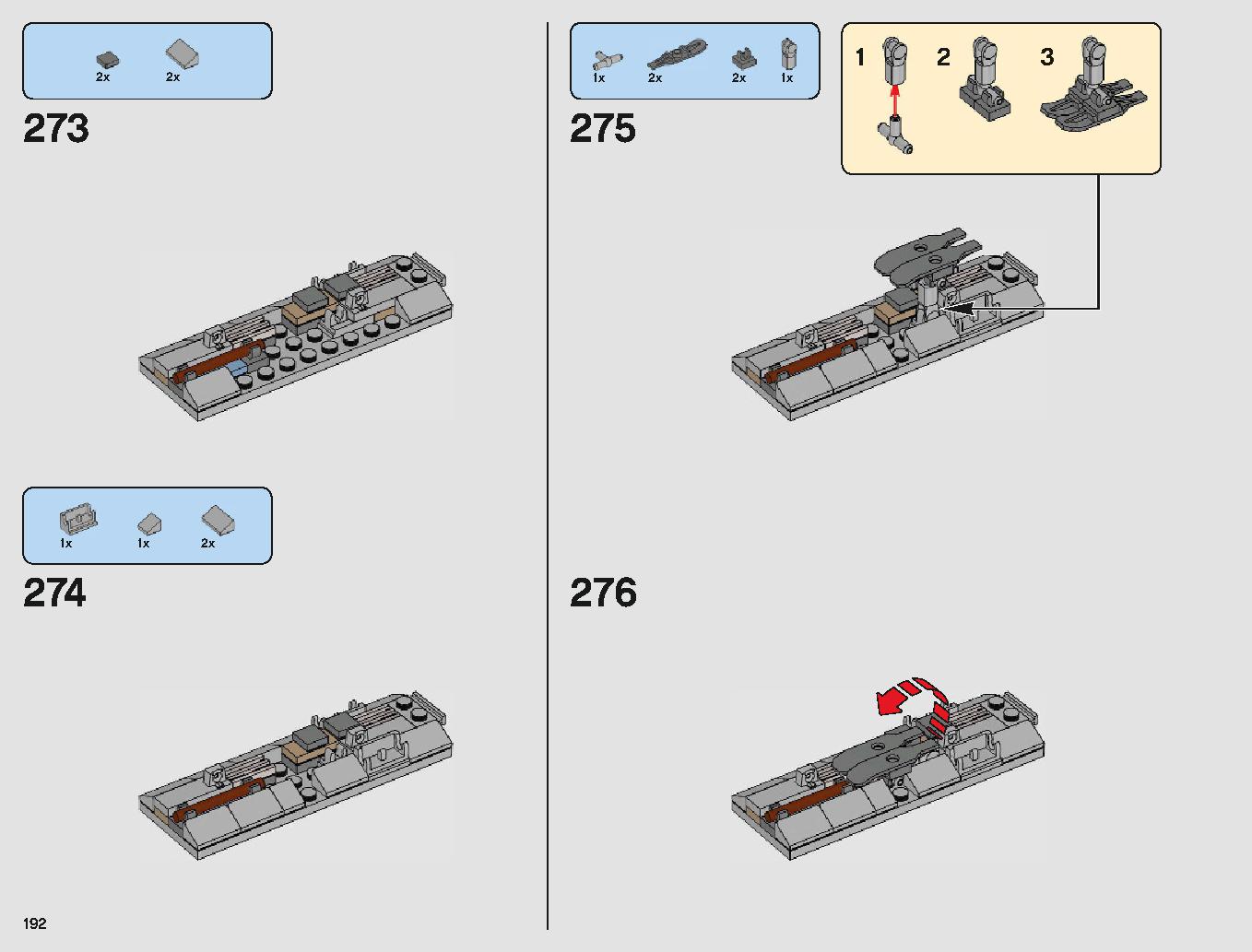Y-Wing Starfighter 75181 LEGO information LEGO instructions 192 page
