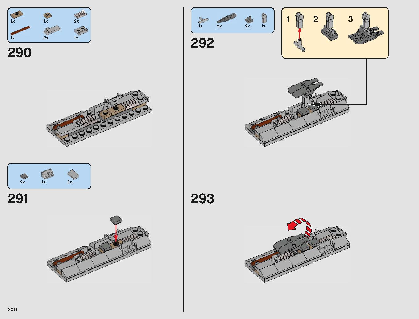 Y-Wing Starfighter 75181 LEGO information LEGO instructions 200 page