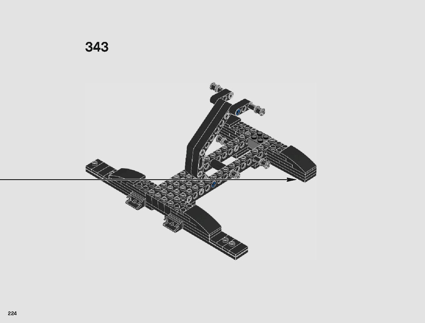 Y-Wing Starfighter 75181 LEGO information LEGO instructions 224 page
