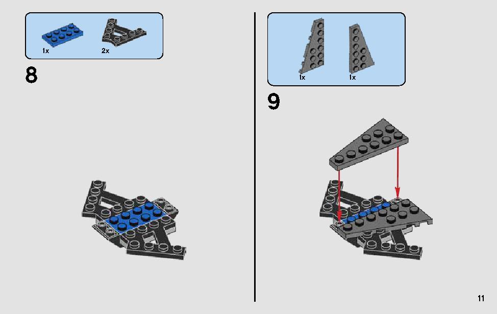 Darth Vader Transformation 75183 LEGO information LEGO instructions 11 page