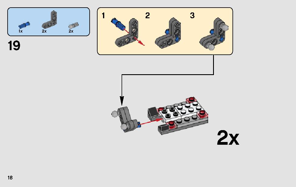 Darth Vader Transformation 75183 LEGO information LEGO instructions 18 page