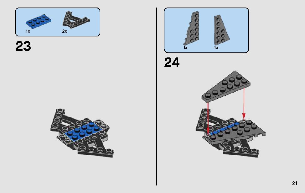 Darth Vader Transformation 75183 LEGO information LEGO instructions 21 page